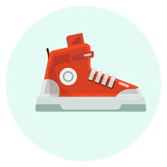 Stylish shoes for running.vector