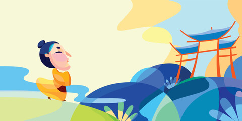 chinese character illustration