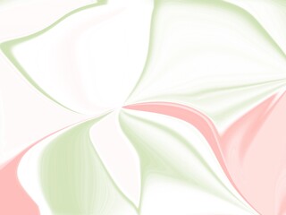 カラフルな曲線で描いたふんわり綺麗な背景イラスト