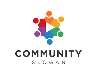 Logo about Community on a white background. created using the CorelDraw application.