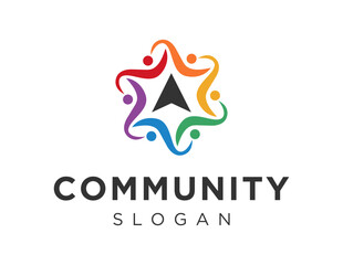 Logo about Community on a white background. created using the CorelDraw application.
