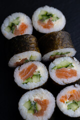 Food sushi rolls Japanese