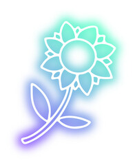 Collection of Flower neon