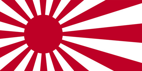 Japan, nation flag for any purposes. Japanese symbol. Japan design. Red circle on white background.