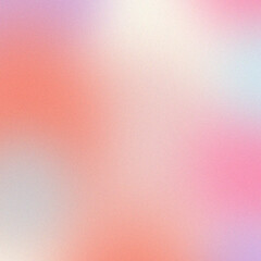 Square abstract blur pastel red, pink, and blue background. gradient and grain noise Texture wallpaper