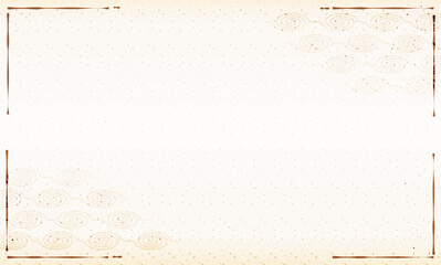 和風の枯山水風背景イメージ