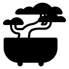 bonsai plant illustration