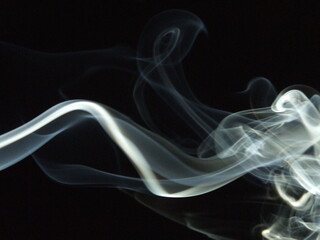 light and smoke