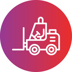 Forklift Icon Style