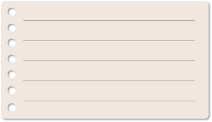 sticky notes earth tone