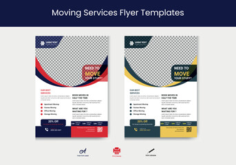 Moving Services Flyer Templates
