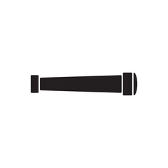 telescope on a tripod, telescope icon illustration, telescope vector illustration