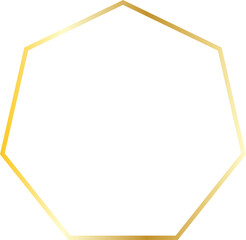 gold line border frame decoration