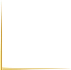 gold line border frame decoration