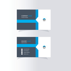 Business card Modern Creative style layout clean visiting card, abstract elegant clean colorful minimal professional corporate company business cards template design Pro Vector