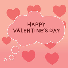 Unique and interesting Valentine themed illustration design