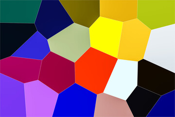 Coloured shapes, art, design, abstract,red,orange, yellow,blue,magenta,stained glass style,colour, colours,color,colors,colourful,mosaic,pattern