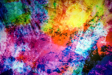 Satellite style colored image