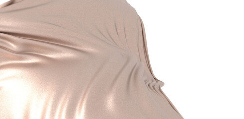gold cloth, luxury smooth golden background, wave - png transparent