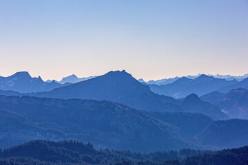 Fototapeta premium Allgäu - Berge - Alpen - Bergkette 
