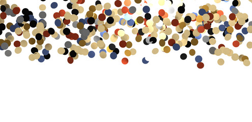 confetti png. Gold confetti falls from the sky. Glittering confetti on a transparent background. Holiday,  - in 3d png