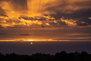 Abendstimmung und Sonnenuntergang auf La Palma