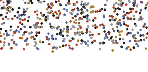  Sky confetti flying in the sky during Pride parade  - in 3d png