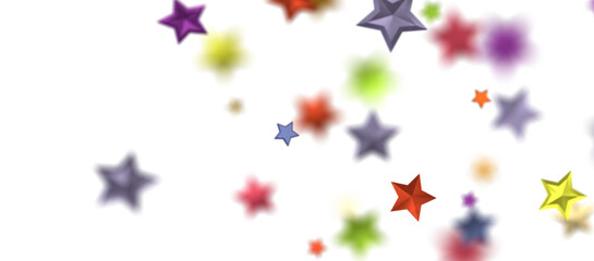 stars background, sparkle lights confetti falling. magic shining Flying christmas stars on night