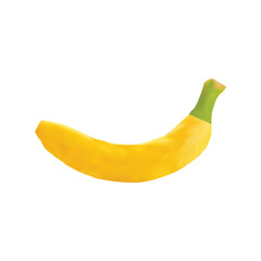 Realistic Banana Vector Design.