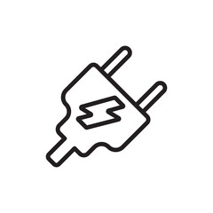 plug icon design vector template