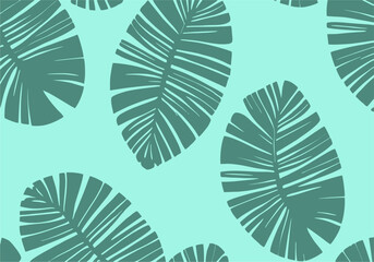 seamless pattern with leaves