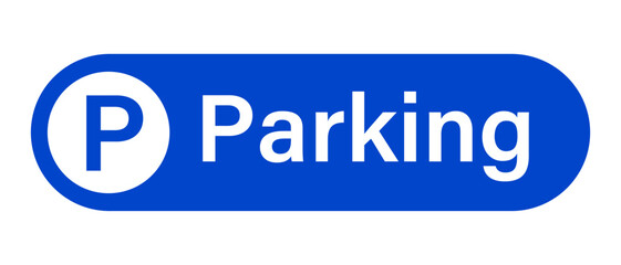 Parking logo icon. Bicycle and motorcycle parking sign. Vector.