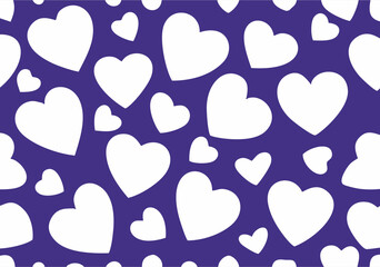 seamless pattern with hearts