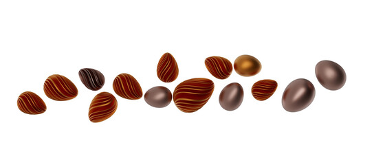 easter egg with gold pattern decoration