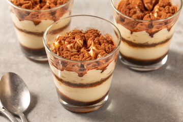Homemade Italian Tiramisu Cups