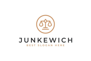 Luxury scales of justice. representing legal justice, legal system or a law firm.