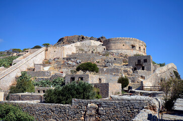 Fototapeta premium Greece, Crete, Fortress Spinalonga