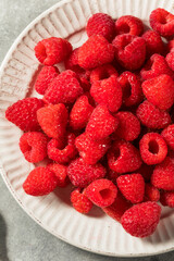 Raw Organic Red Raspberries