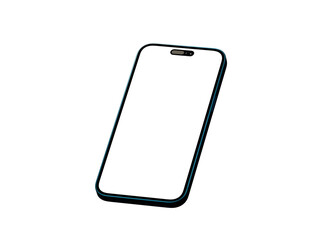 mobile smartphone device digital isolated 3d