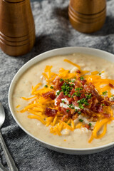 Savory Homemade Baked Potato Soup