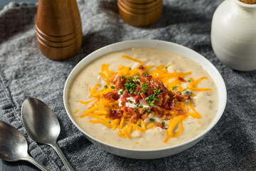 Savory Homemade Baked Potato Soup