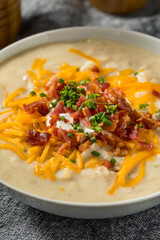 Savory Homemade Baked Potato Soup