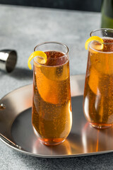 Boozy Refreshing French Kir Royale Champagne Cocktail