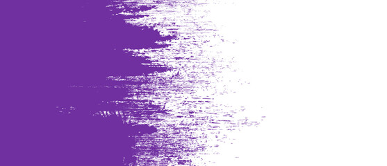 Violet brush stroke background. Violet ink splash on backdrop. Brush background for wallpaper, paint splatter template, dirt banner, watercolor design, dirty texture. Trendy brush background, vector