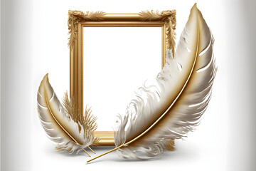 golden feather frame