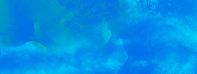 Fototapeta na wymiar Abstract dark blue Watercolor background, Illustration, texture for design. Blue watercolor splash stroke grunge backdrop background. Blue paint with watercolor paper texture grunge. Blue watercolor