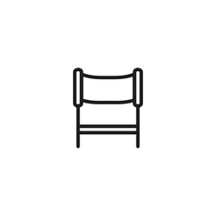 Finish flag banner icon