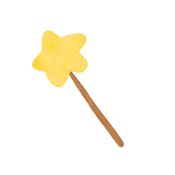 Tiny tooth watercolor. Cute cartoon tiny tooth. Tooth fairy first tooth isolated hand drawn illustration