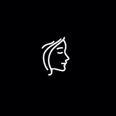 silhouette of a lady