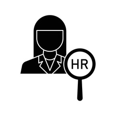 Human resources icon design. HR vector. isolated on white background. vector illustration